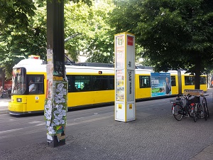 Straßenbahn, Tram, Traffic-Board, Berlin